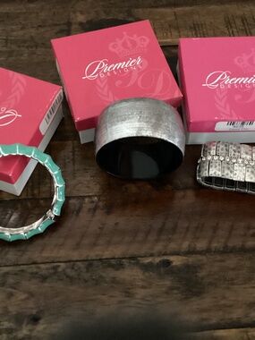 3 Premier Design Bracelets size small